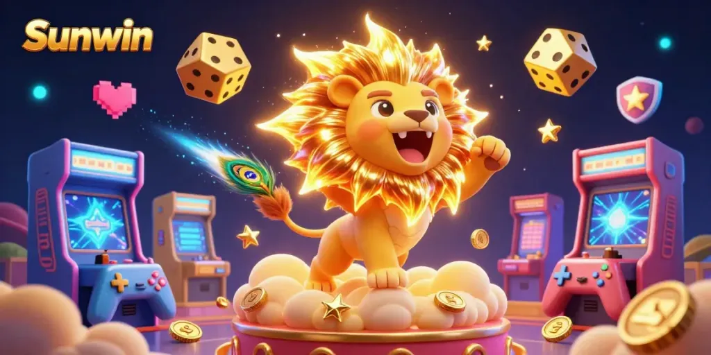 Win big at Sunwin with exciting 3D casino action featuring golden dice and lively games!