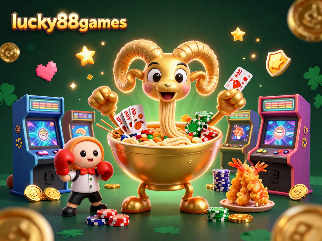 Engage with exciting casino adventures at lucky88games featuring vibrant characters in a dynamic gaming scene.