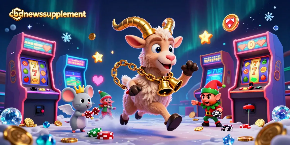 Experience thrilling gameplay with cbdnewssupplement in a festive casino adventure, featuring unique characters and game elements.