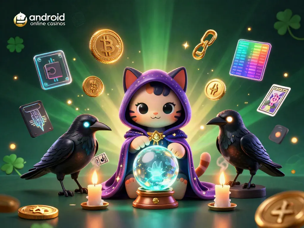 Engage in thrilling android online casinos with a vibrant 3D cosmic gambling scene.